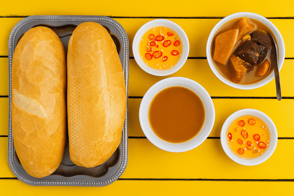 Pha lau bo is a delicious dish made by slow-braising beef organs until tender, simmered in a fragrant herbal broth for a rich and flavorful taste